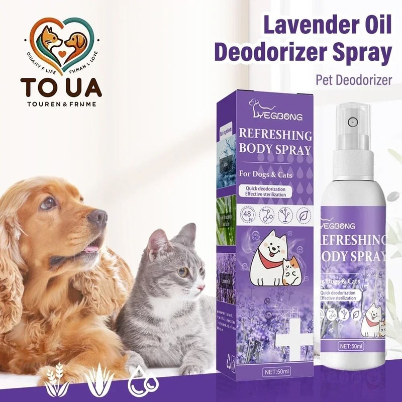 Lavender Zen Pet Deodorizing Soothing Spray 0