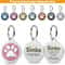 SparkleGuard Personalized Glitter Pet ID Tag 0