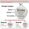 SparkleGuard Personalized Glitter Pet ID Tag 2