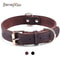 Benepaw Heritage HeavyDuty Leather Collar 0
