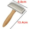 HeritageOak Stainless Steel Grooming Comb 6