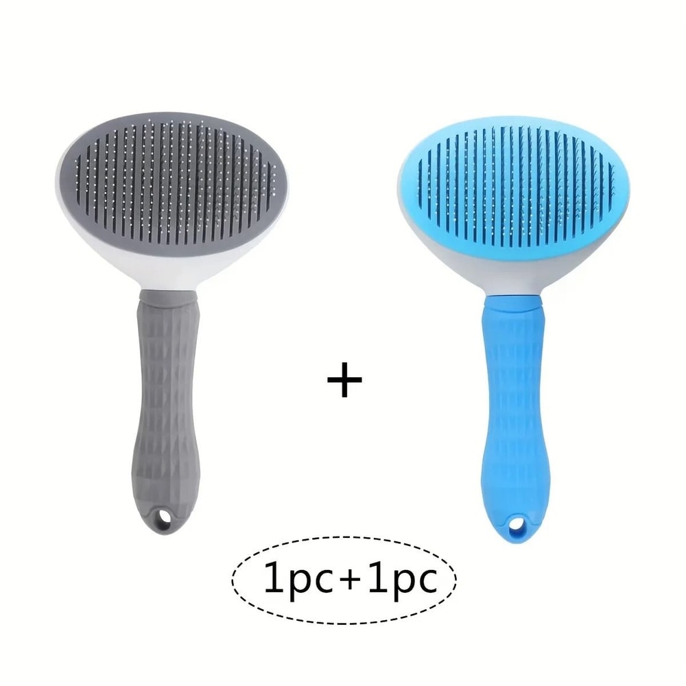 PureGroom SelfCleaning Slicker Brush 8