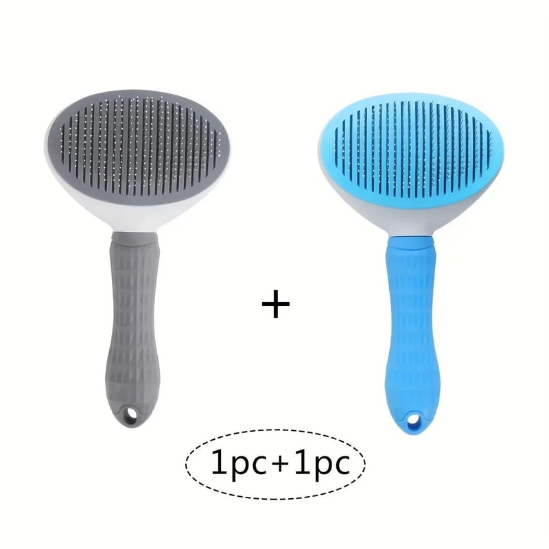 PureGroom SelfCleaning Slicker Brush 8