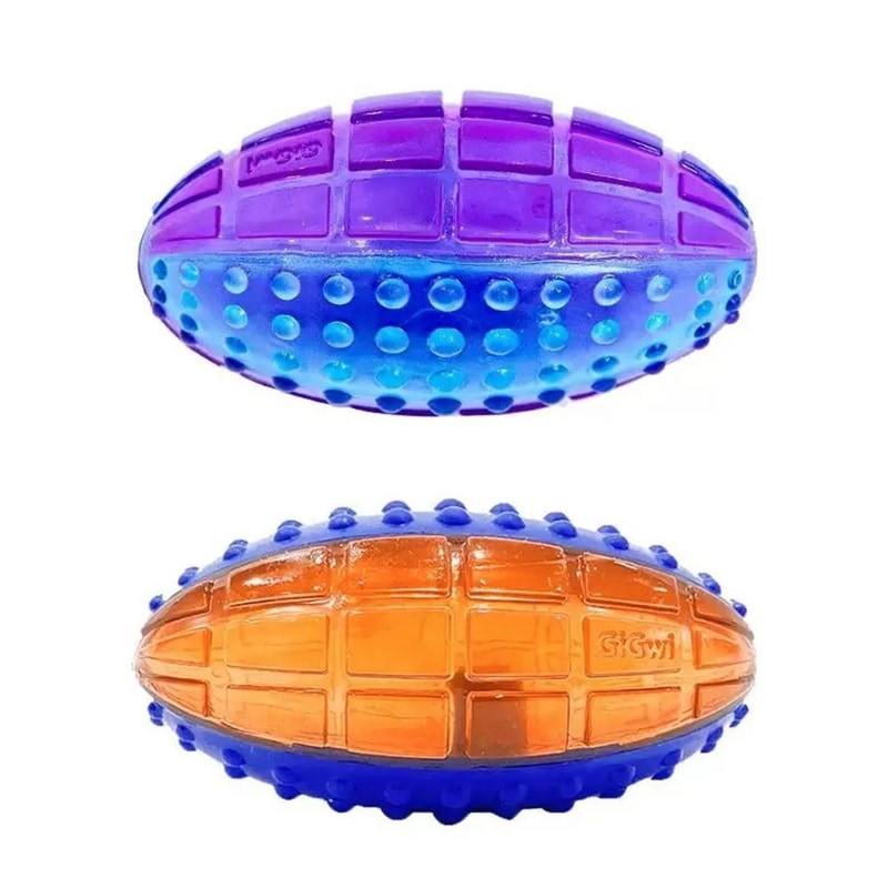 TitanGlow Rugby Squeak Chew Toy 2