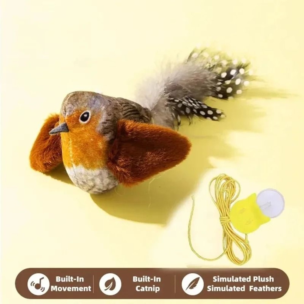 AeroSonic Interactive Flying Bird Cat Toy 7