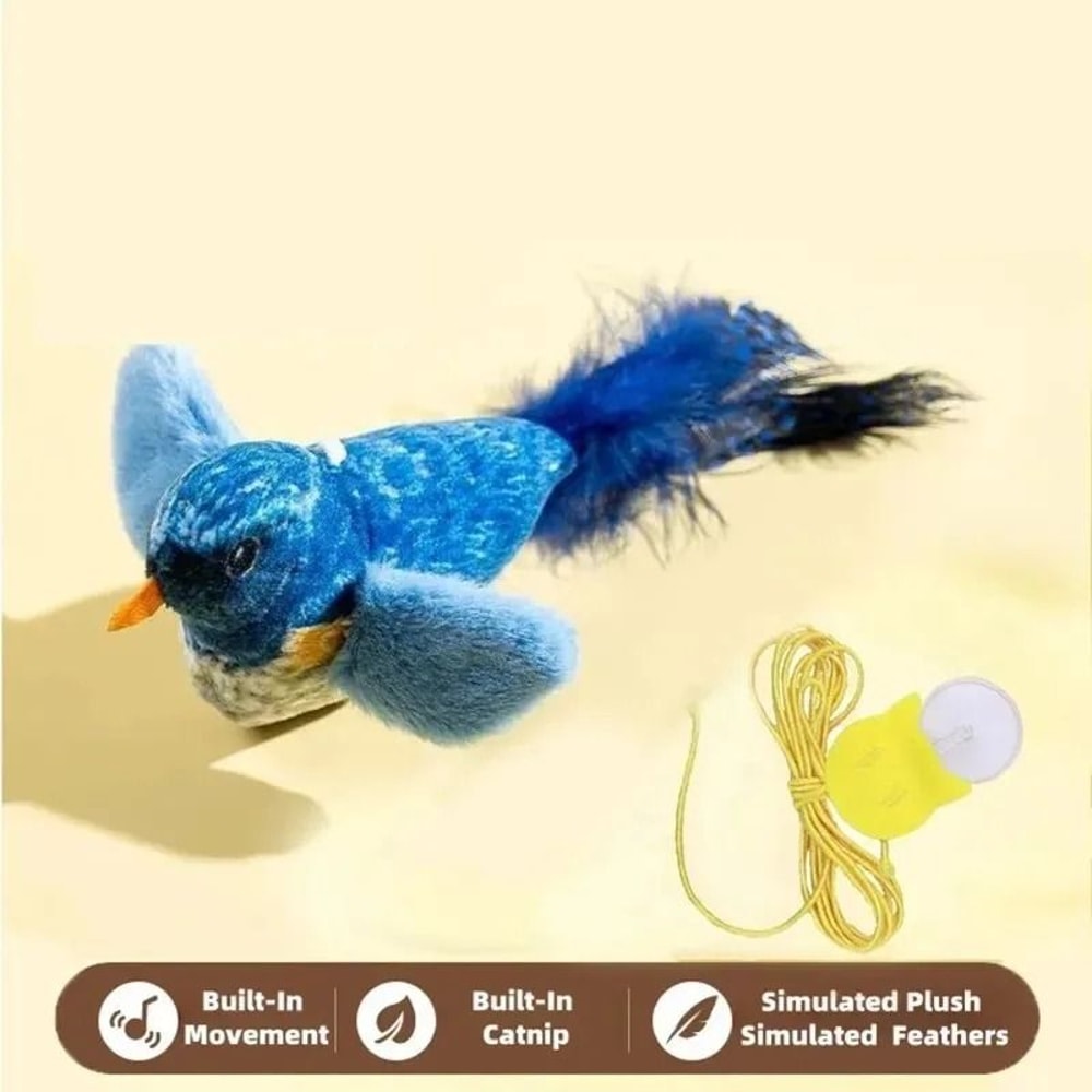 AeroSonic Interactive Flying Bird Cat Toy 8