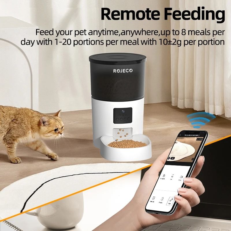 ROJECO VisionSmart WiFi Automatic Feeder 4