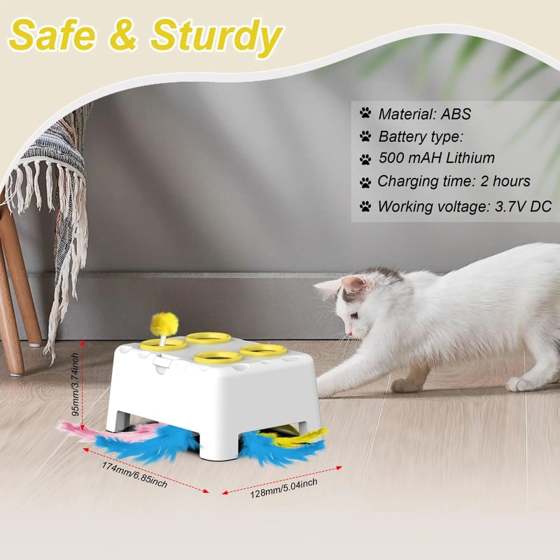 PouncePro Smart WhackAMole Interactive Toy 3