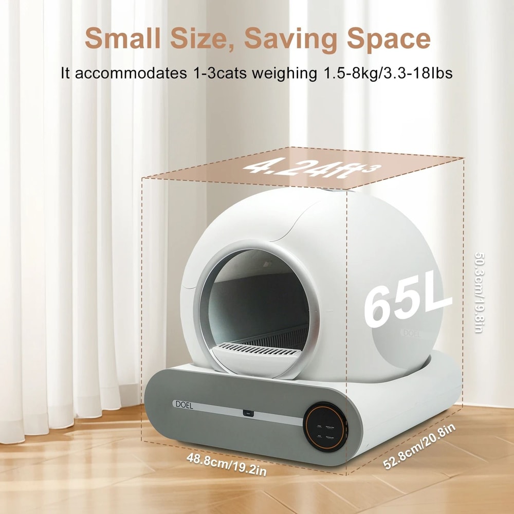 DOEL GrandAero Smart SelfCleaning Litter Box 65L 4