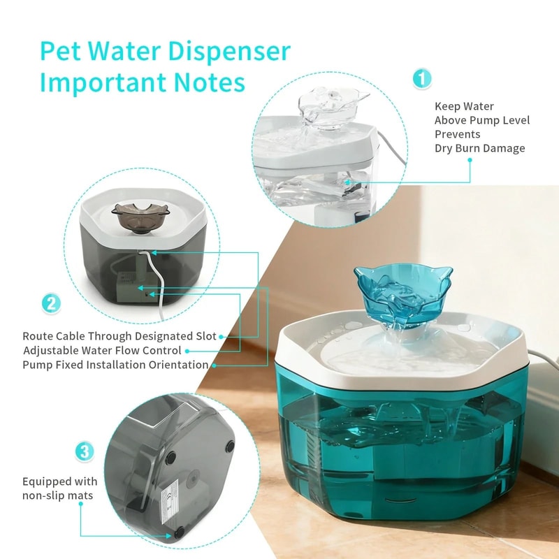 AquaGlow Crystal Compact Fountain 4