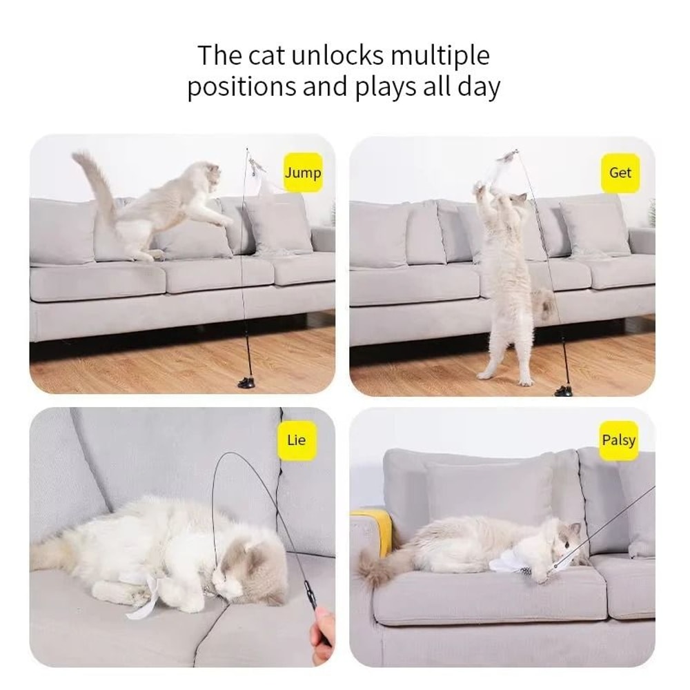 HandsFree Suction Cup Cat Wand 3