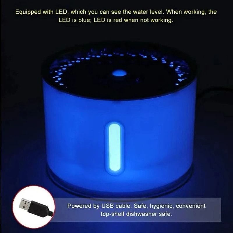 LED Smart Pet Water Dispenser 3