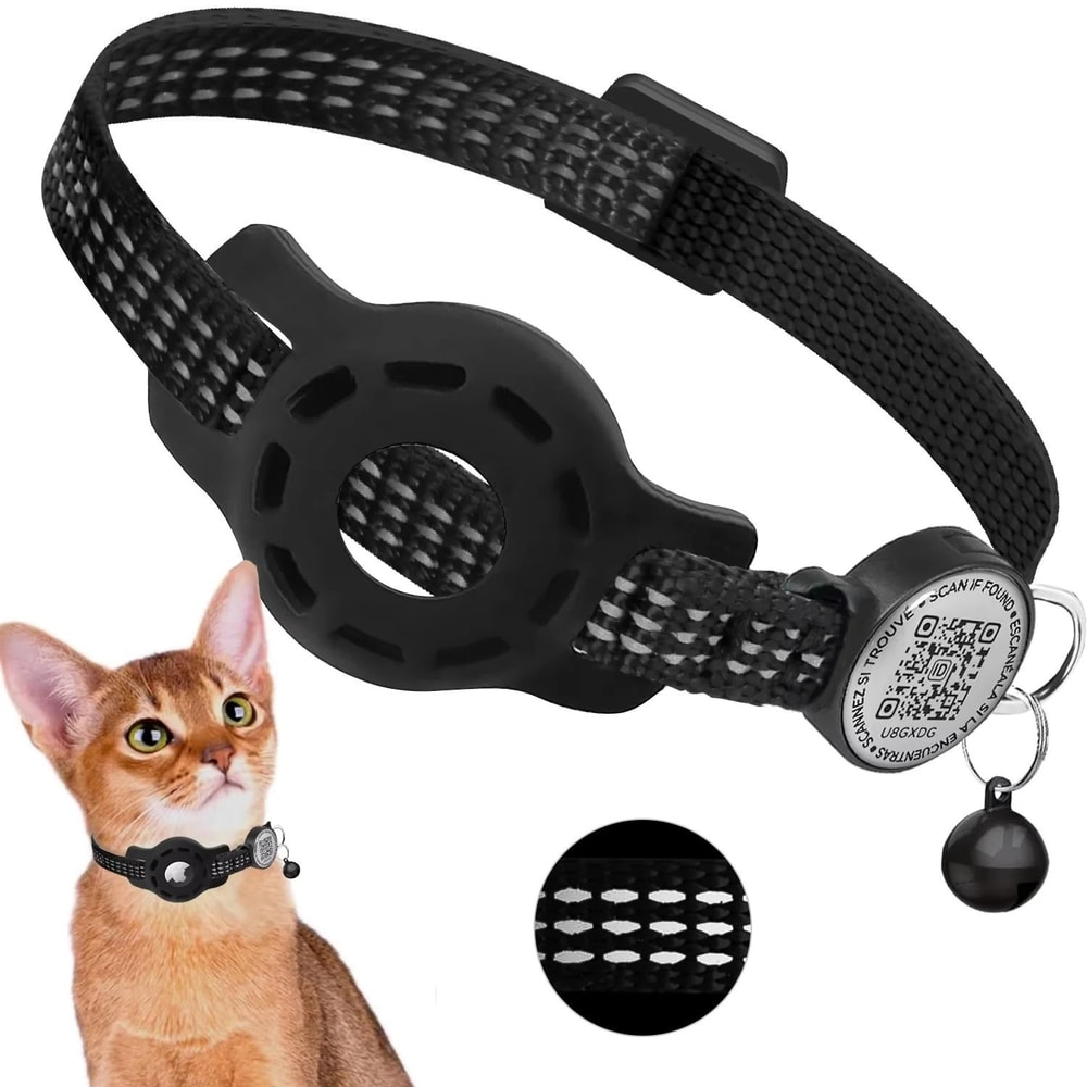 Reflective AirTag QR Safety Collar 6