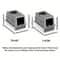 Enclosed Stainless Steel Litter System 1