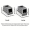 Enclosed Stainless Steel Litter System 1