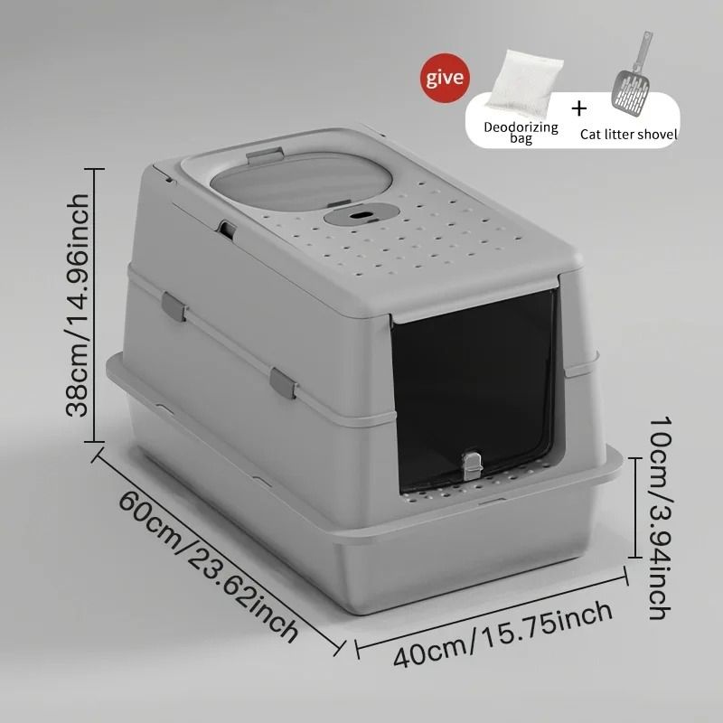 Enclosed Stainless Steel Litter System 8