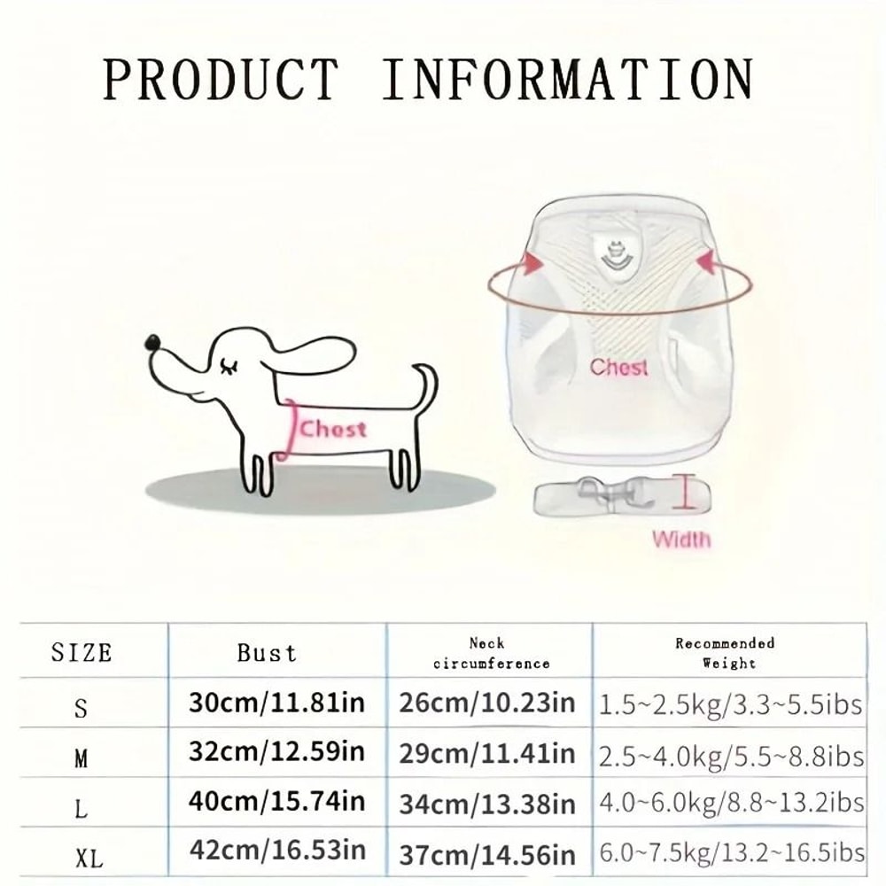 EscapeProof Breathable Mesh Cat Harness 1