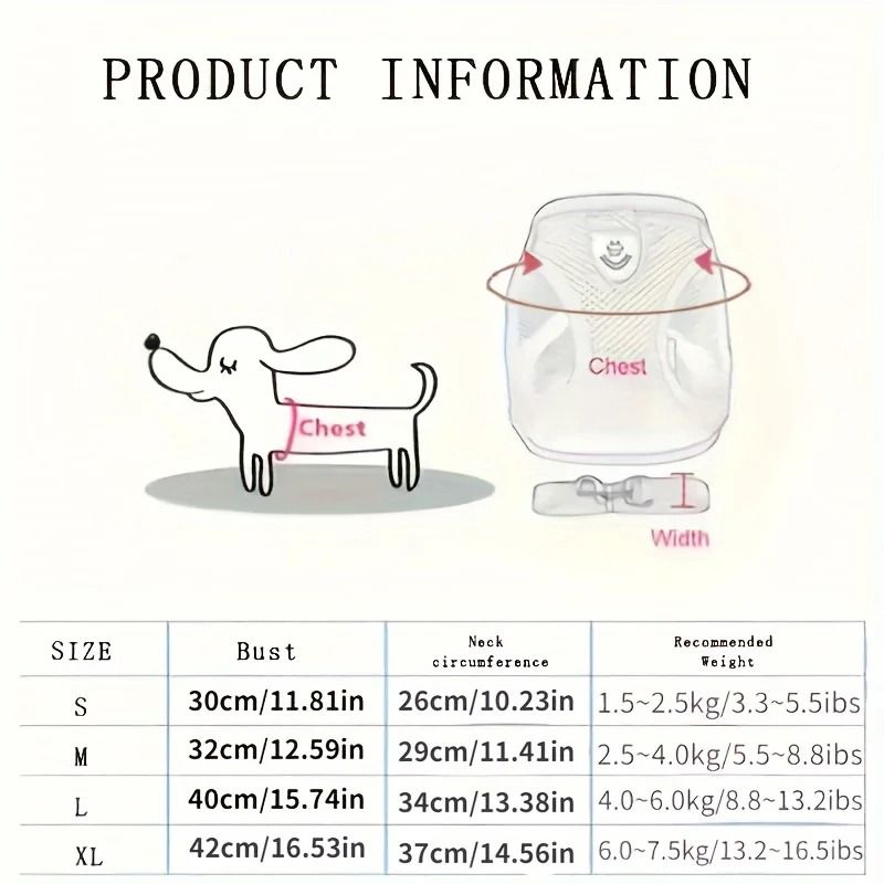EscapeProof Breathable Mesh Cat Harness 1