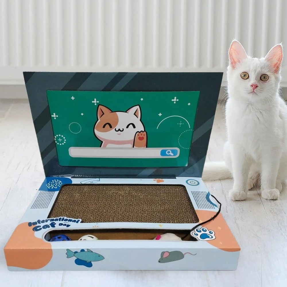 Interactive Laptop Cat Scratcher 1