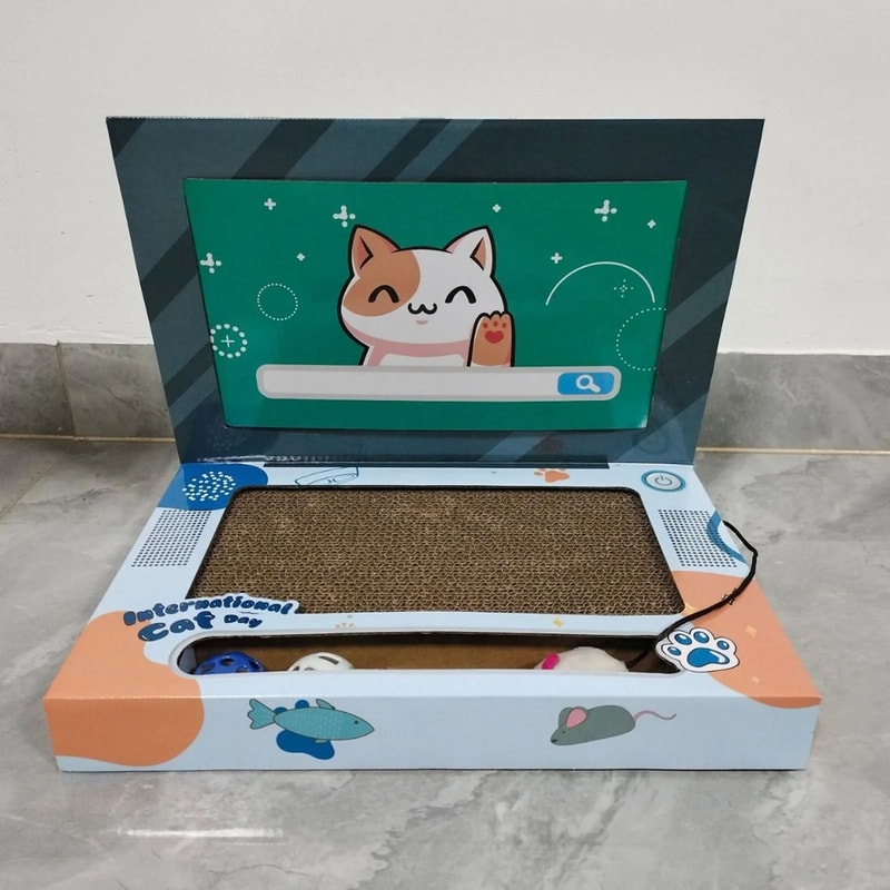 Interactive Laptop Cat Scratcher 2