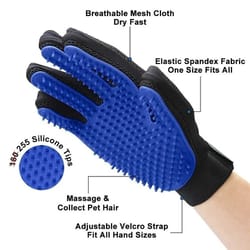 all-in-one silicone grooming & bathing glove