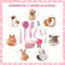 Professional 8Piece Feline Grooming Spa Kit 2