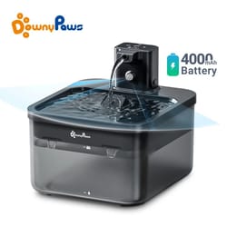 downypaws 2.5l wireless motion-sensor pet fountain