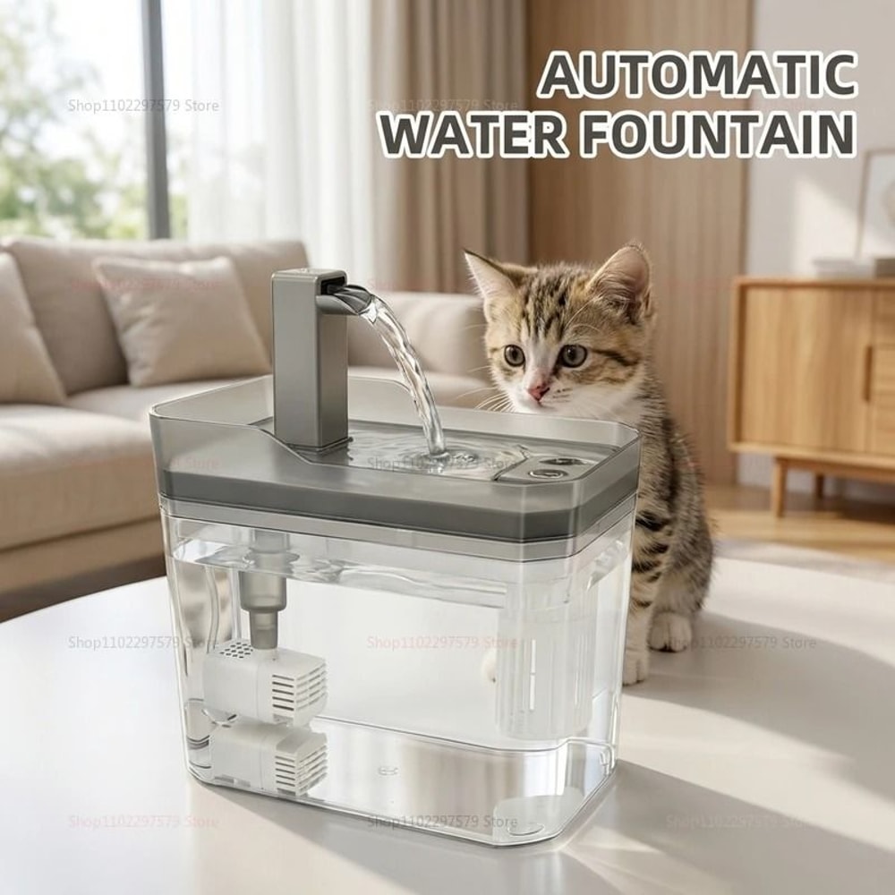Automatic LiveFlow Circulating Pet Fountain 1
