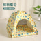 SemiEnclosed Canvas Pet Tent Cave Bed 2