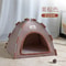 SemiEnclosed Canvas Pet Tent Cave Bed 6