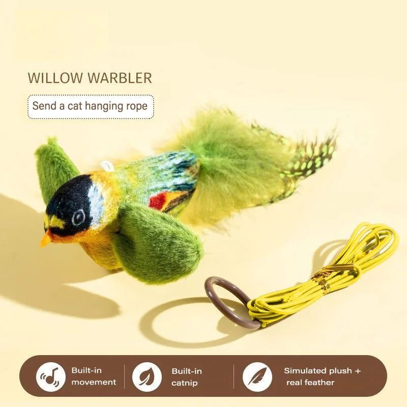 Simulation Chirping Plush Bird Toy 9