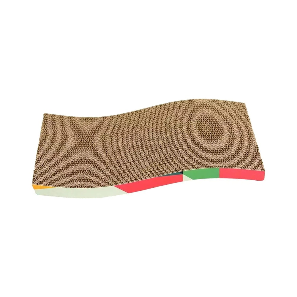 Ergonomic Wave Corrugated Cat Scratcher 8