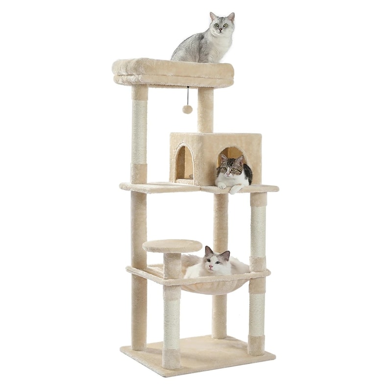 CloudPlush MultiLevel Architectural Cat Tower 9