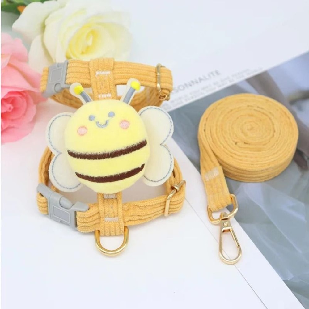 Busy Bee Plush Walking Harness Leash Set 6