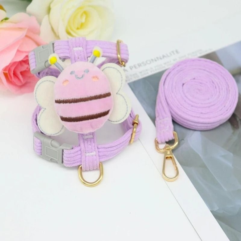 Busy Bee Plush Walking Harness Leash Set 7