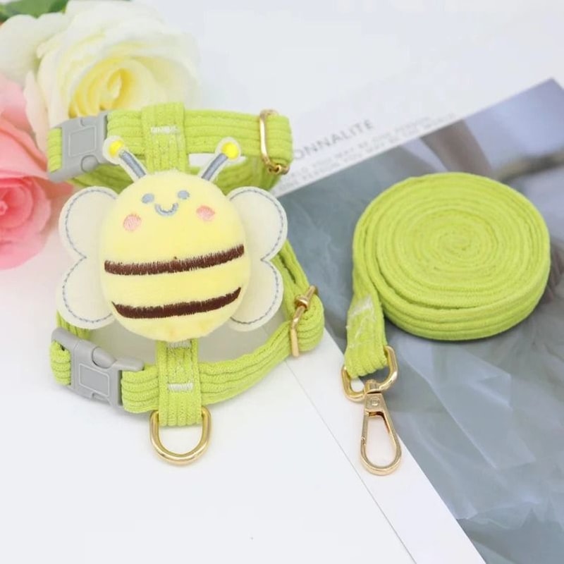 Busy Bee Plush Walking Harness Leash Set 8