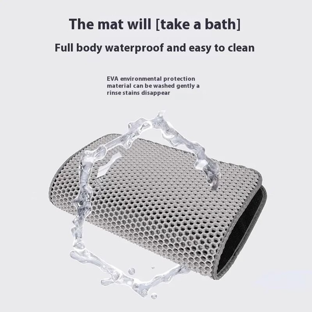 HeavyDuty DoubleLayer Litter Capture Mat 4