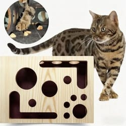 timber-maze multi-functional scratching hub