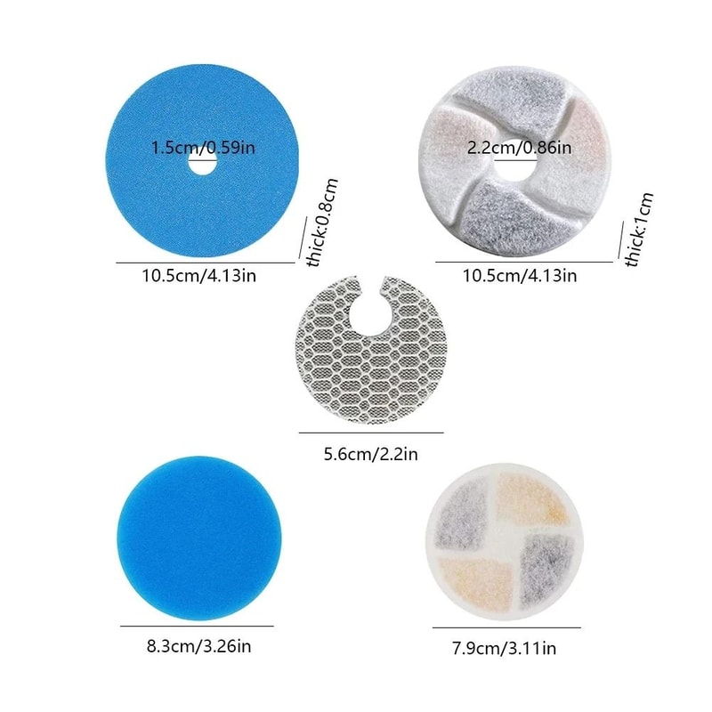 Pet Water Fountain Replacement Filters 5