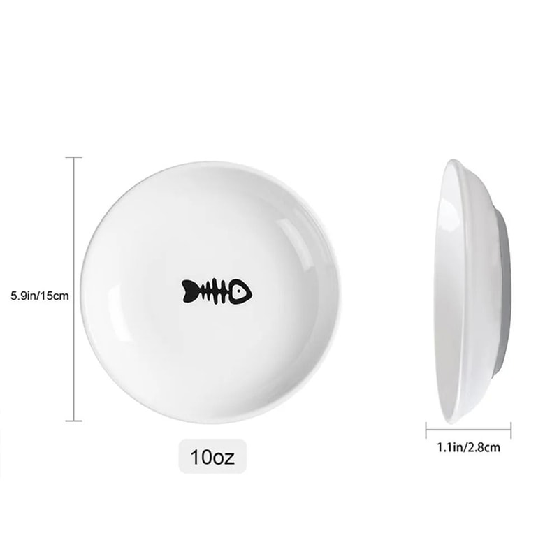 WhiskerFriendly Porcelain Snack Platter 9