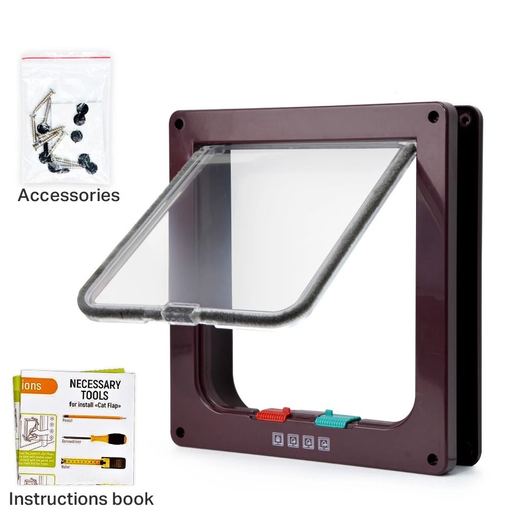 4Way Locking Smart Pet Door 6