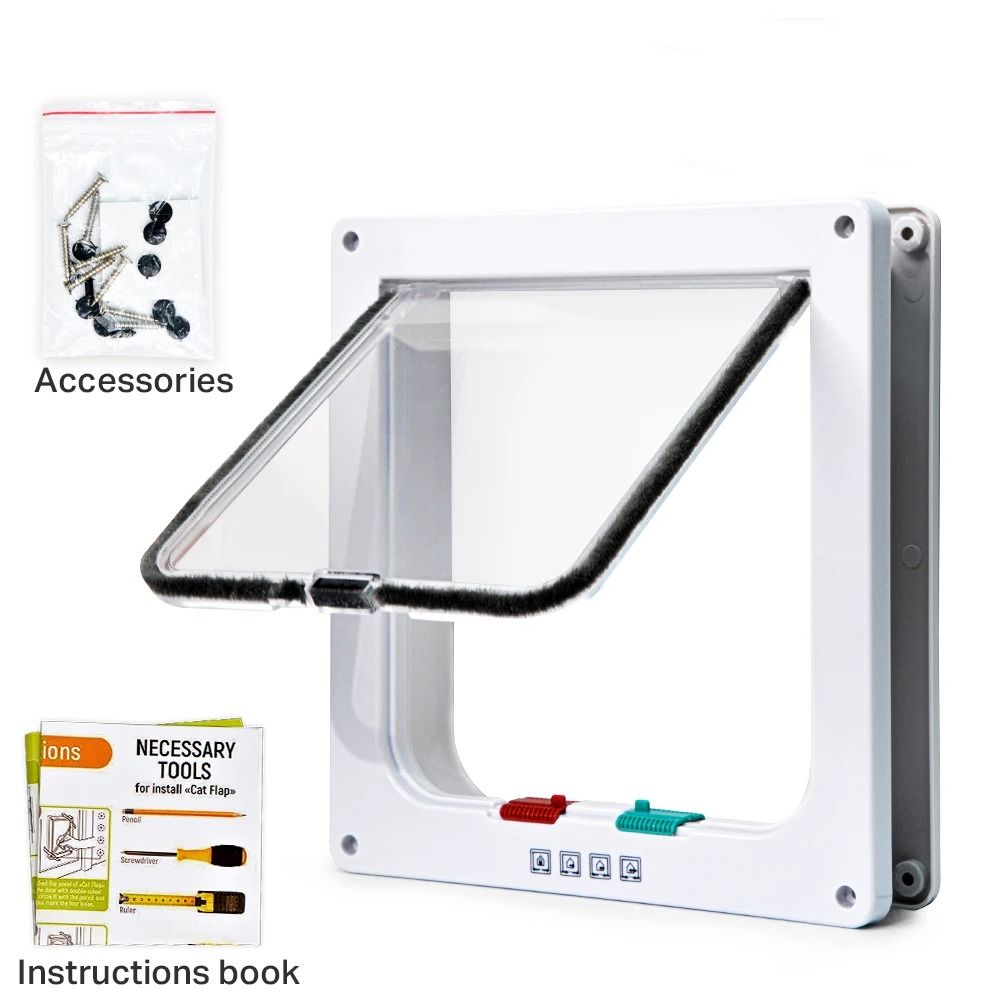 4Way Locking Smart Pet Door 7