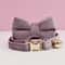 Adjustable Bowknot Safety Collar With Custom ID 19