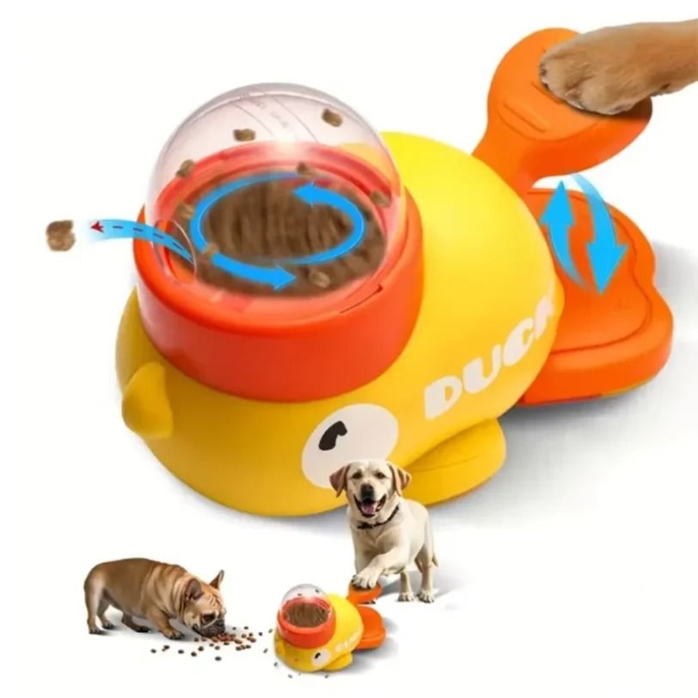 Yellow Duck Interactive Puzzle Feeder 4