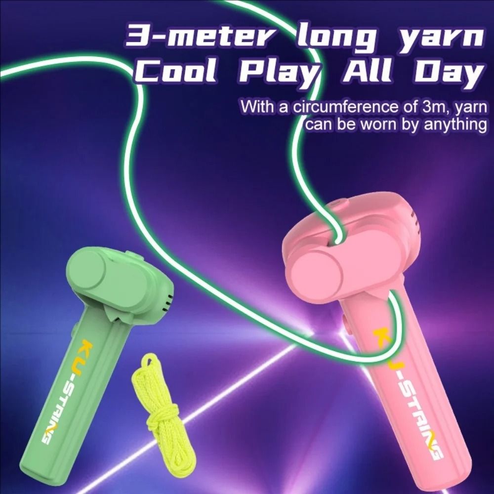 Luminous HighSpeed Rope Launcher Toy 0
