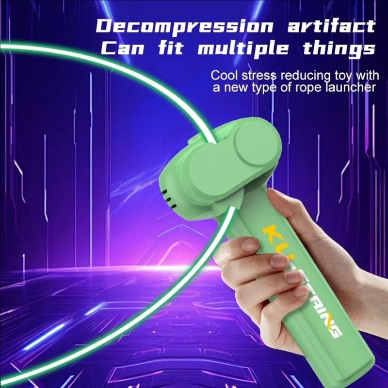 Luminous HighSpeed Rope Launcher Toy 1