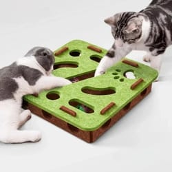 interactive felt puzzle maze box