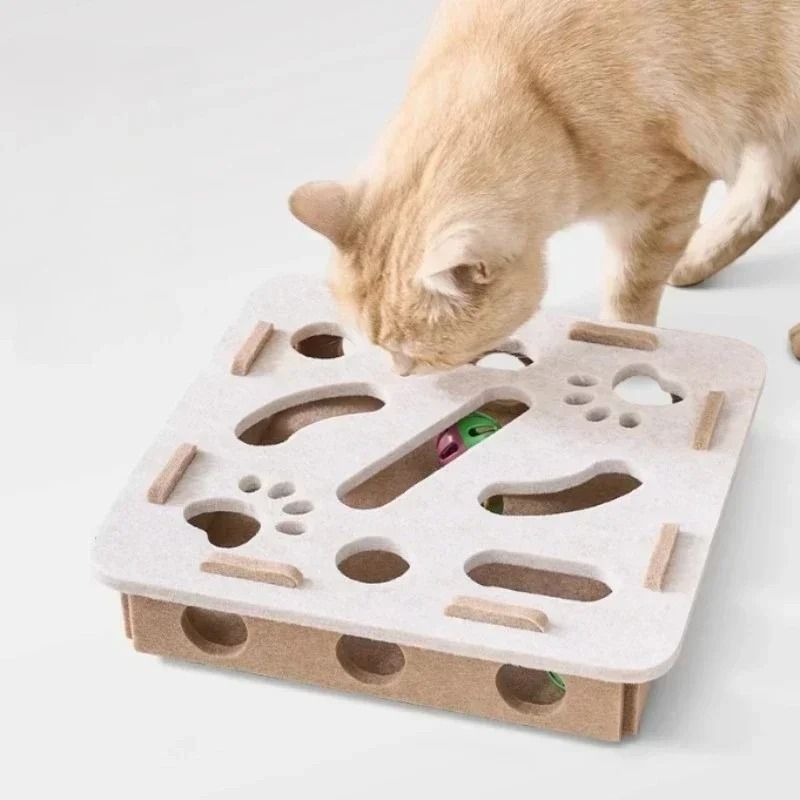 Interactive Felt Puzzle Maze Box 4