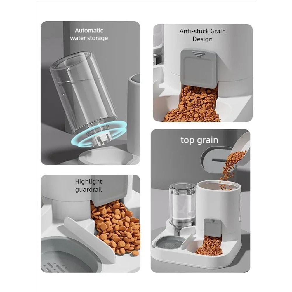 DualStation Automatic Gravity Feeder Waterer Combo 3