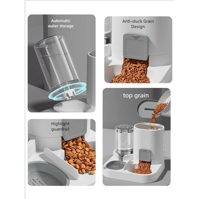 DualStation Automatic Gravity Feeder Waterer Combo 3